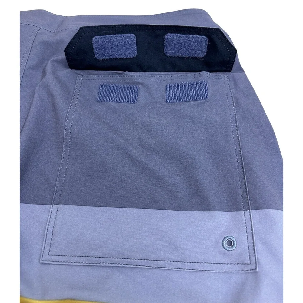 Patagonia Men's‎ Hydropeak Boardshorts 21 swim trunk The Point Current Blue 42
